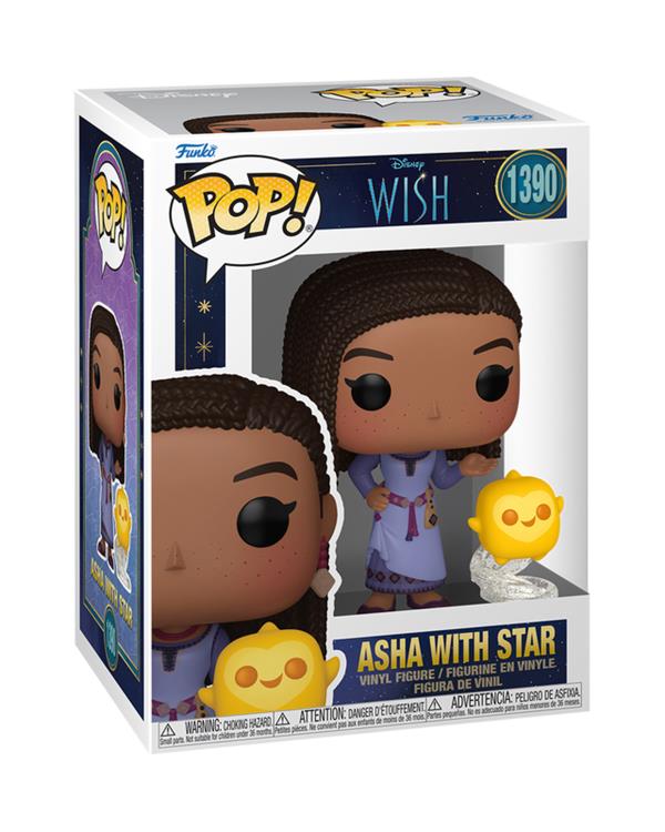 PRESALE | Funko POP! & Buddy: Wish - Asha & Star #1390 Vinyl Figures