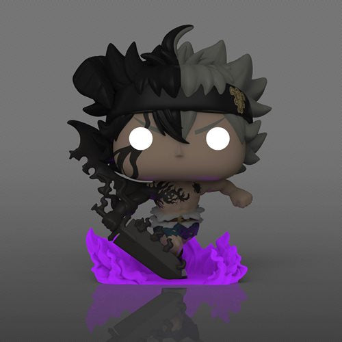 PRESALE | Funko POP! Black Clover Black Asta Glow-in-the-Dark #1556 Entertainment Earth Exclusive Vinyl Figures