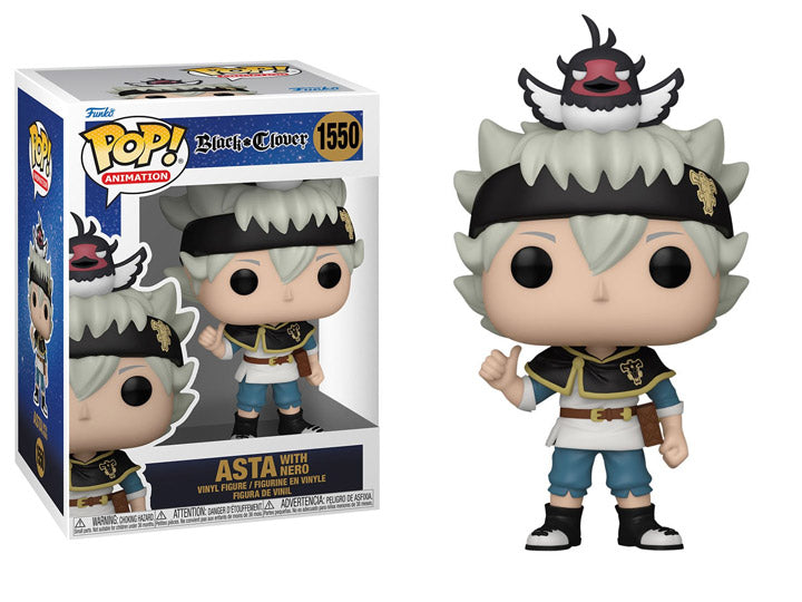 PRESALE | Funko POP! Animation: Black Clover - Asta with Nero #1550 Vinyl Figures