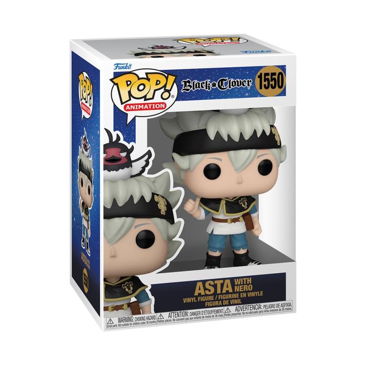 PRESALE | Funko POP! Animation: Black Clover - Asta with Nero #1550 Vinyl Figures