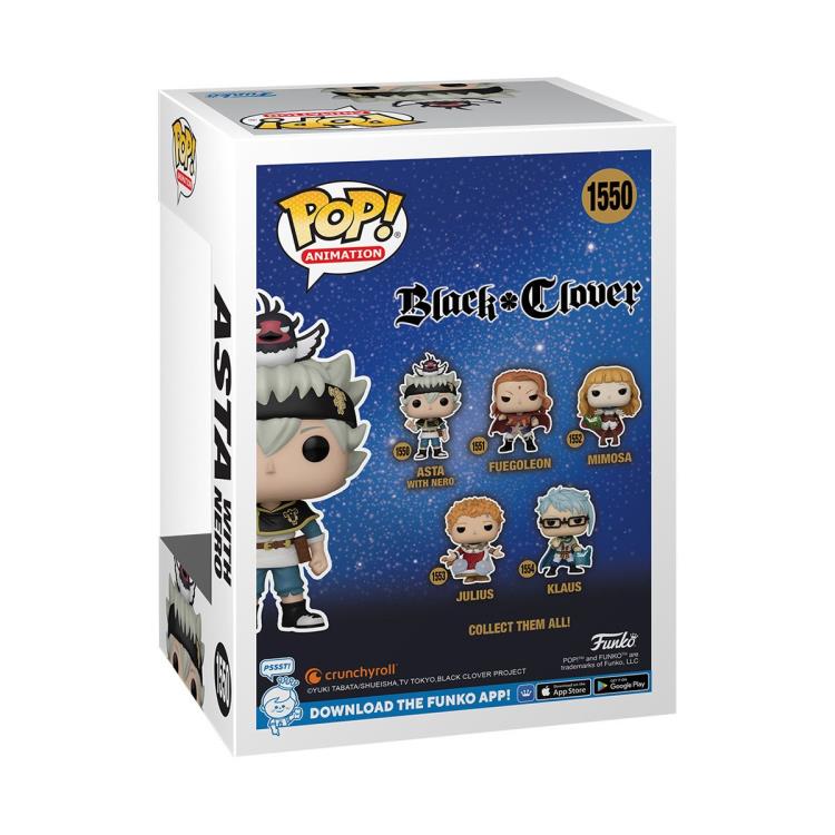 PRESALE | Funko POP! Animation: Black Clover - Asta with Nero #1550 Vinyl Figures