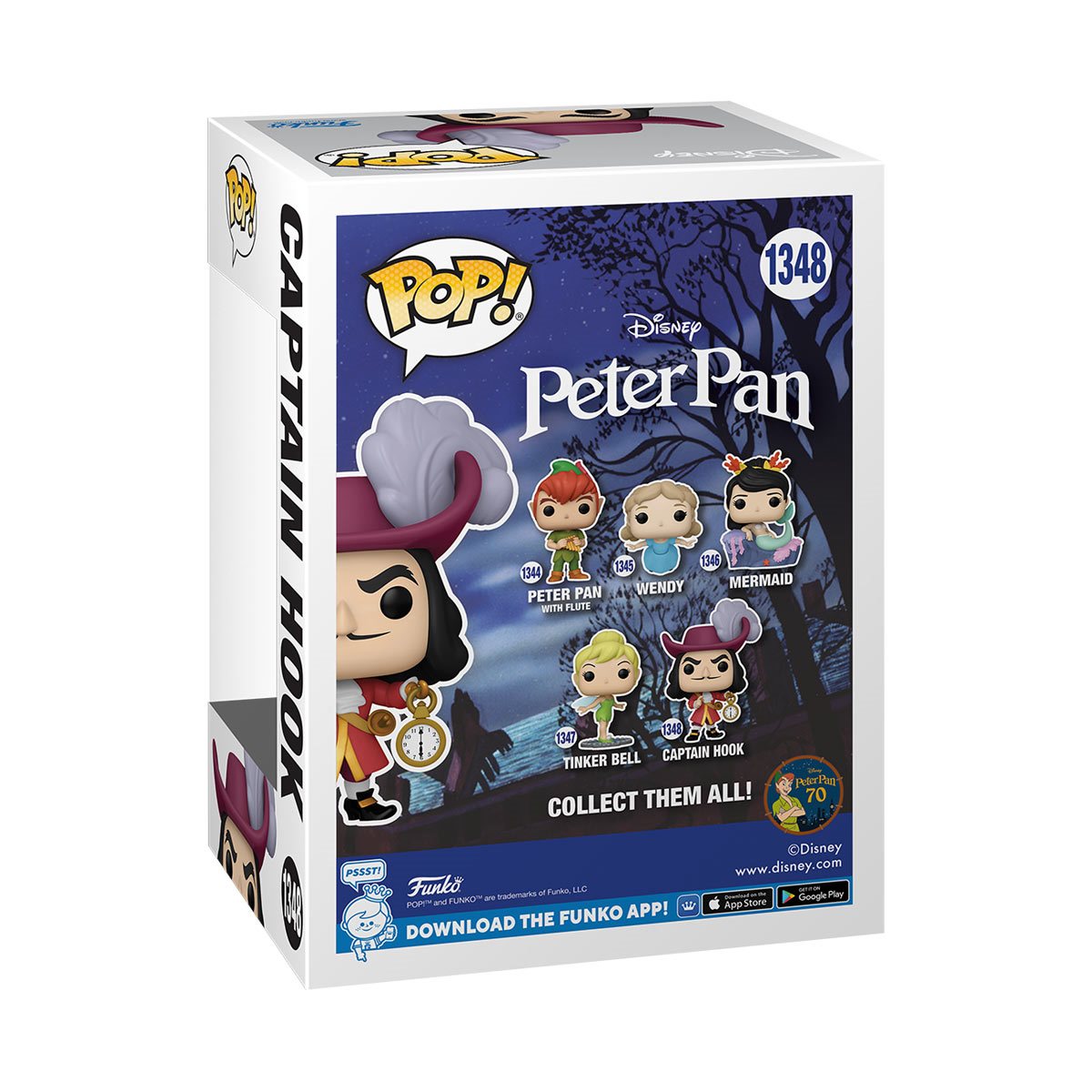 PRESALE | Funko POP! Disney: Peter Pan 70th Anniversary - Captain Hook #1348 Vinyl Figures