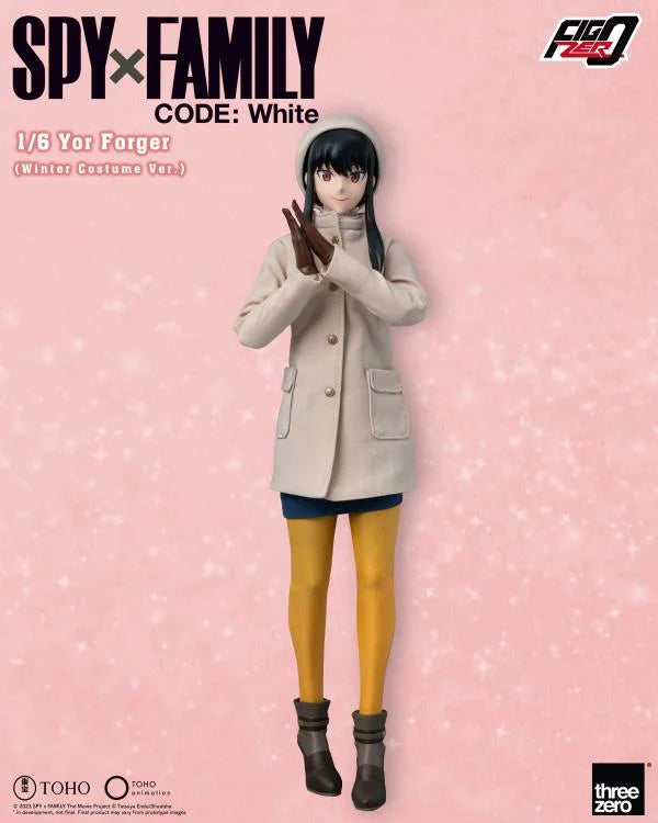 PRESALE |  Spy x Family Code: White Yor Forger Winter Costume Version 1:6 Scale FigZero Action Figure (ThreeZero)