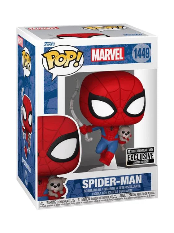 Funko Pop! Marvel: Amazing Spider-Man - Spider-Man with Sandwich the Dog Exclusive #1449