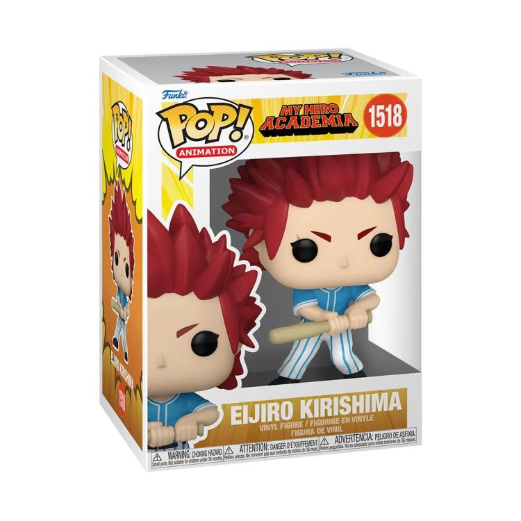 PRESALE | Funko POP! Animation: My Hero Academia - Hero League Baseball - Eijiro Kirishima Funko #1518 - Vinyl Figures