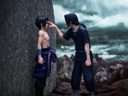 Naruto Shippuden: Sasuke and Itachi Uchiha Red Eyes Reflecting the Heart Masterlise Ichibansho Statue [Ichibansho]