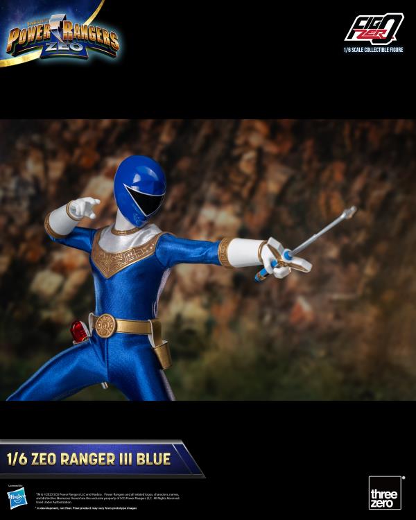 PRESALE | Power Rangers - Zeo Ranger III Blue - FigZero - 1/6 Scale Action Figure (ThreeZero)