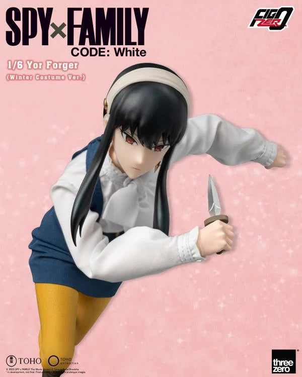 PRESALE |  Spy x Family Code: White Yor Forger Winter Costume Version 1:6 Scale FigZero Action Figure (ThreeZero)