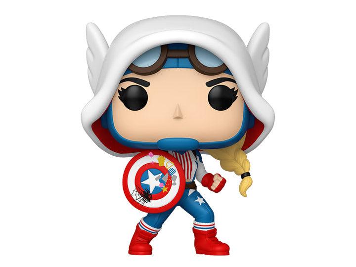 Funko Pop!: Marvel - Cap-Gwen  #1486 (Spider-Gwen) (Gwenverse)