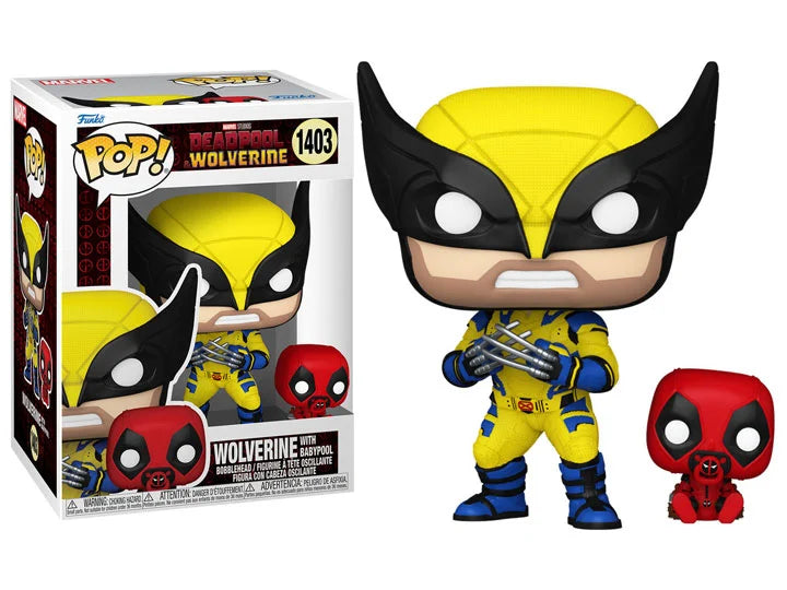 PRESALE | Funko POP! Deadpool & Wolverine with Babypool Vinyl Figure #1403 and Buddy