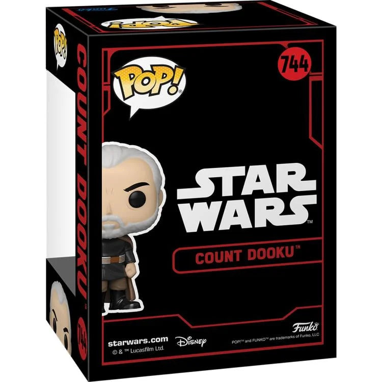 PRESALE | Funko POP! Star Wars Dark Side Count Dooku Vinyl Figure #744