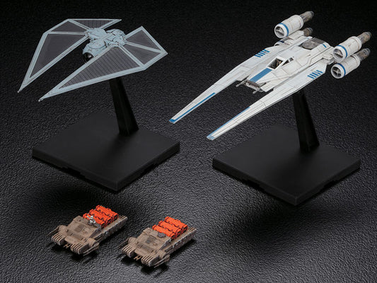 Star Wars Rogue One: U-Wing Fighter and TIE Striker 1:144 Scale Model Kits [Bandai]