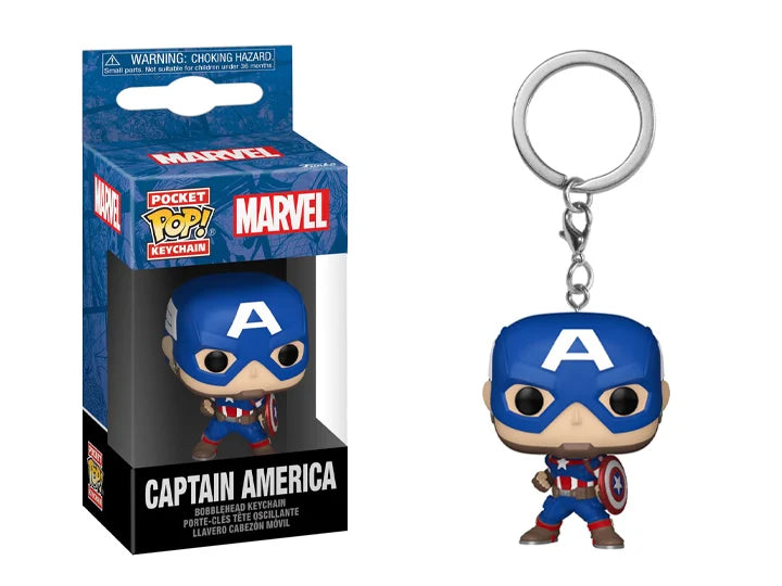 PRESALE | Funko Pocket POP! Keychain: Marvel New Classics Captain America