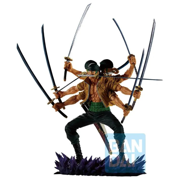 PRESALE | One Piece - Roronoa Zoro (Genealogy of Swordsman's Soul) - Ichibansho Statue (Bandai Spirits)