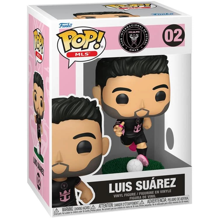 Funko POP! MLS: Club Internacional De Futbol Miami - Luis Suarez #02 (Away)