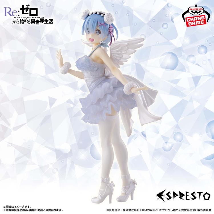 Re:Zero Starting Life in Another World: Espresto Clear & Dressy Rem Statue (Special Color Version) [Banpresto]