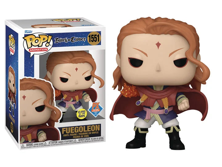 PRESALE | Funko POP! Black Clover Fuegoleon Glow-in-the-Dark #1551 Previews Exclusive