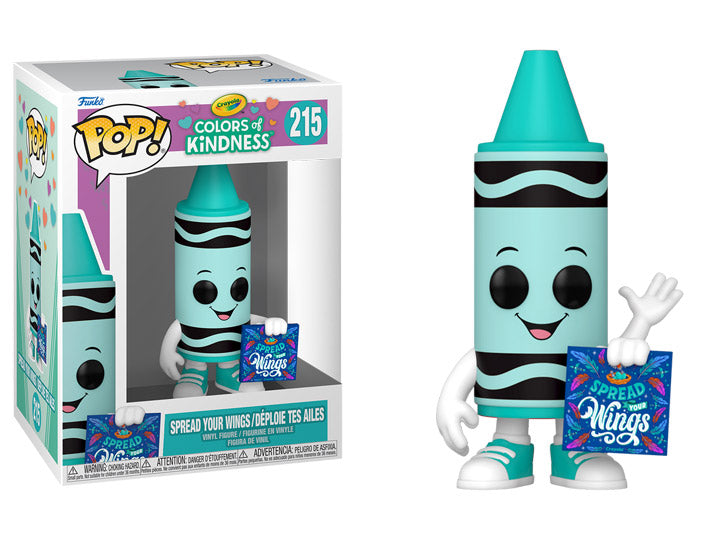 PRESALE | Funko POP! Ad Icons: Crayola: Colors of Kindness - Spread Your Wings (Robin's Egg Blue) #215 Vinyl Figures