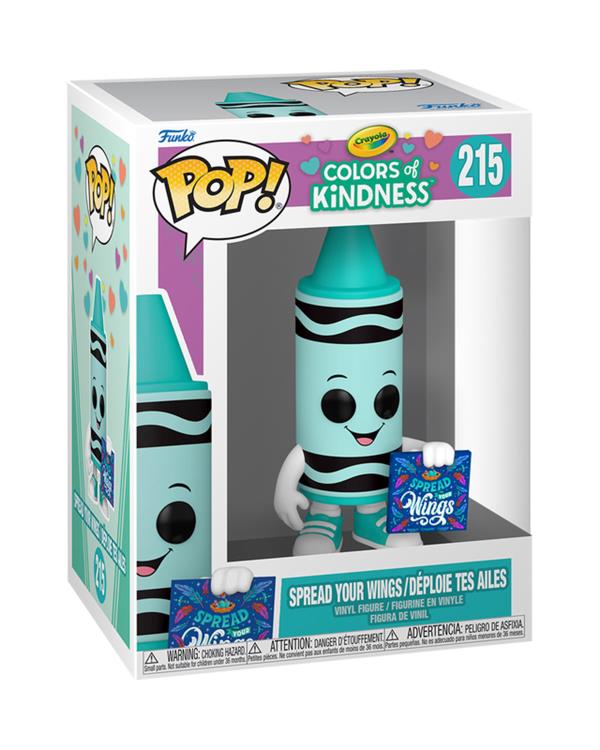 PRESALE | Funko POP! Ad Icons: Crayola: Colors of Kindness - Spread Your Wings (Robin's Egg Blue) #215 Vinyl Figures