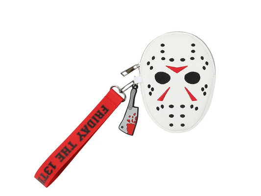 Friday the 13th: Jason Mask Wristlet Coin Pouch [Bioworld]