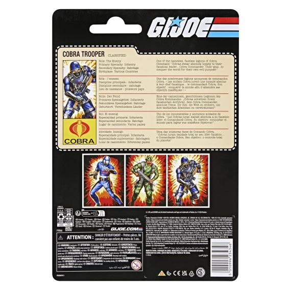 PRESALE | G.I. Joe: Classified Series - Retro Cardback Cobra Trooper - 6-Inch Action Figure (Hasbro)