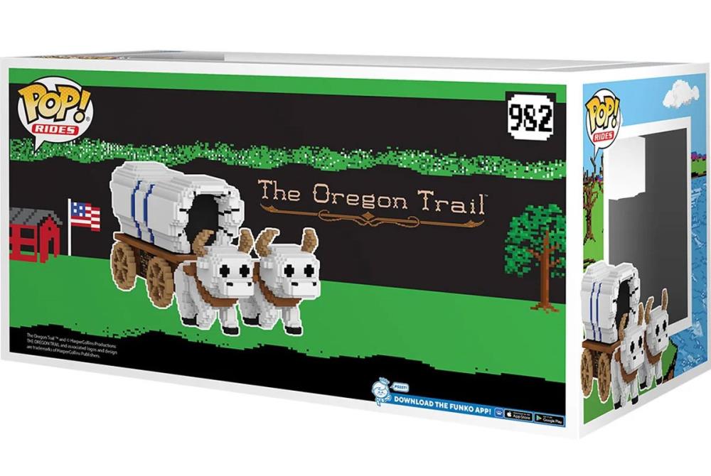 Funko POP! Rides Super Deluxe: The Oregon Trail - Oxen and Wagon - Ride #982