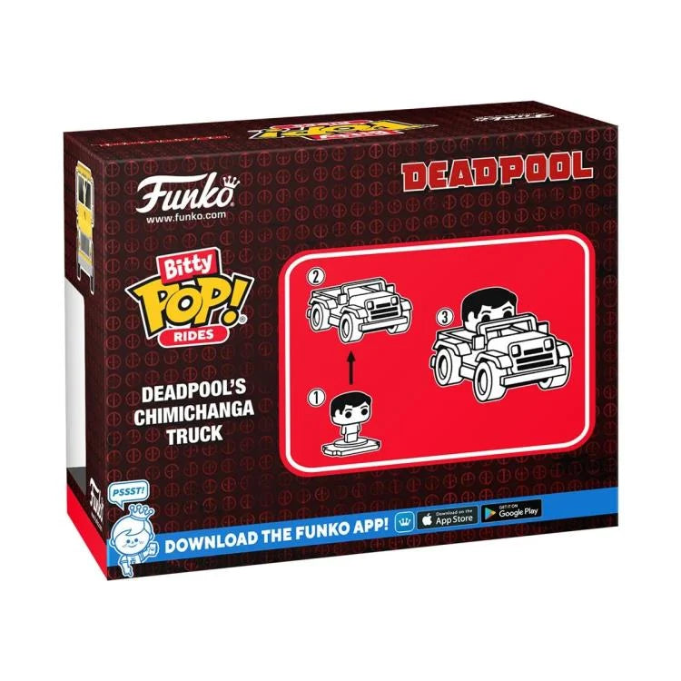 Funko Pop! Rides: Marvel - Bitty Pop! Deadpool and Chimichanga Truck