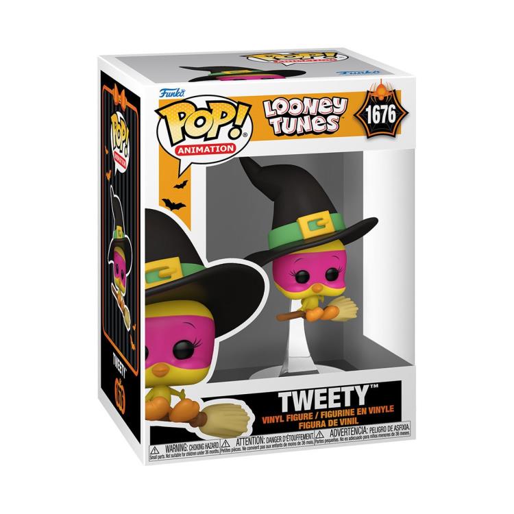 PRESALE | Funko POP! Looney Tunes Halloween Tweety (Witch) Vinyl Figure #1674