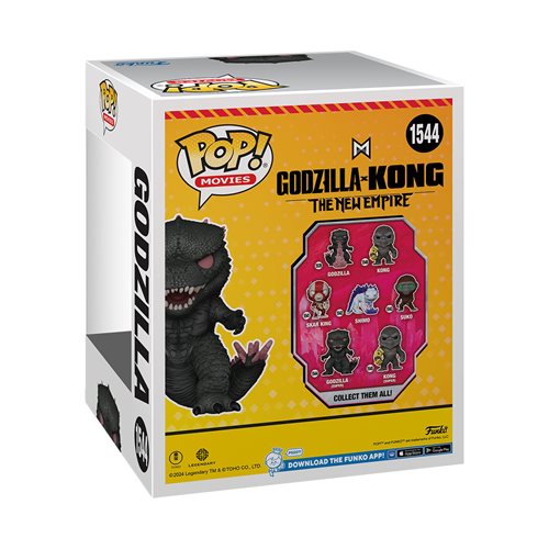 PRESALE | Funko POP! Movies: Super Sized 6" - Godzilla x Kong: The New Empire - Godzilla #1544 - Vinyl Figures