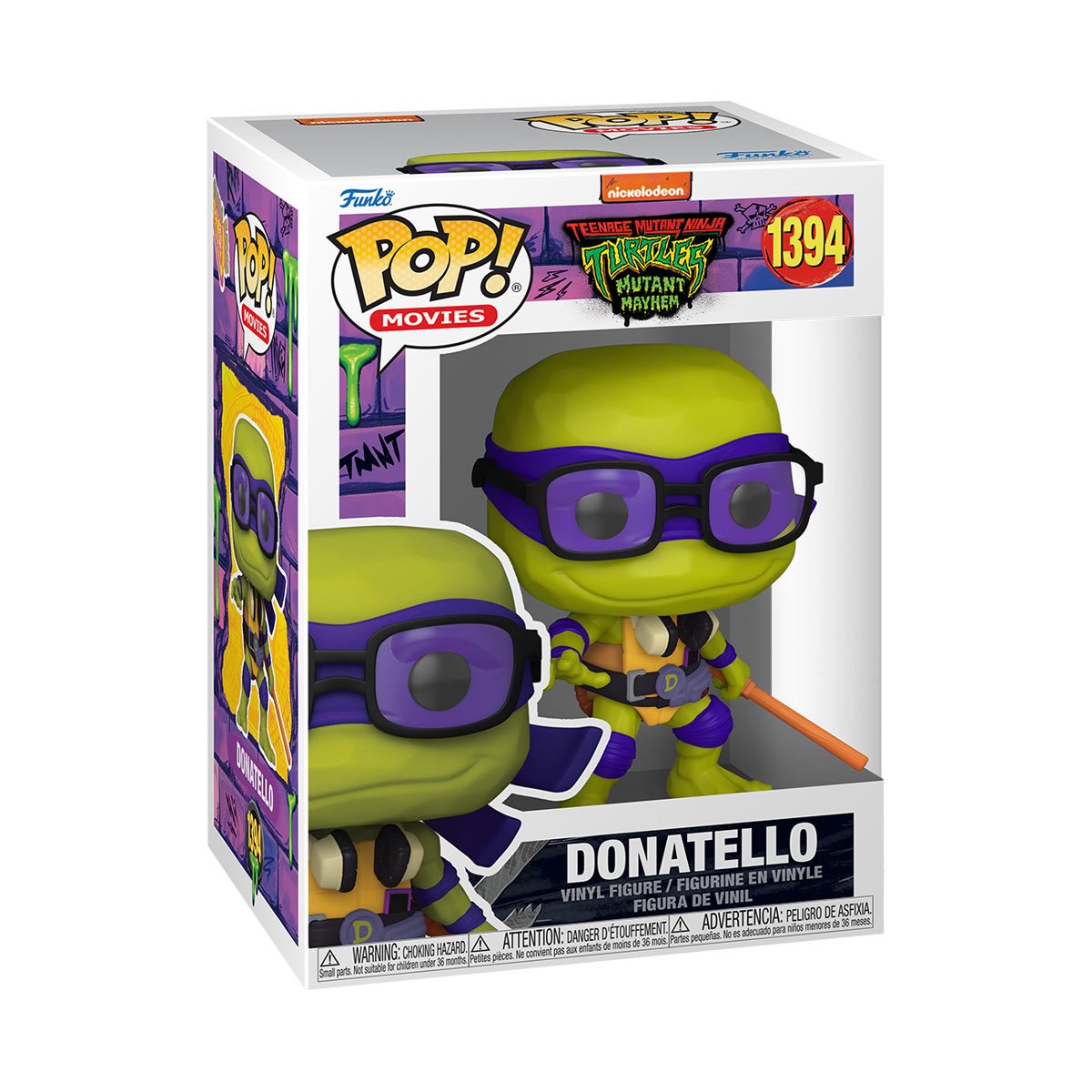 PRESALE | Funko POP! Movies: Teenage Mutant Ninja Turtles: Mutant Mayhem - Donatello #1394 Vinyl Figures