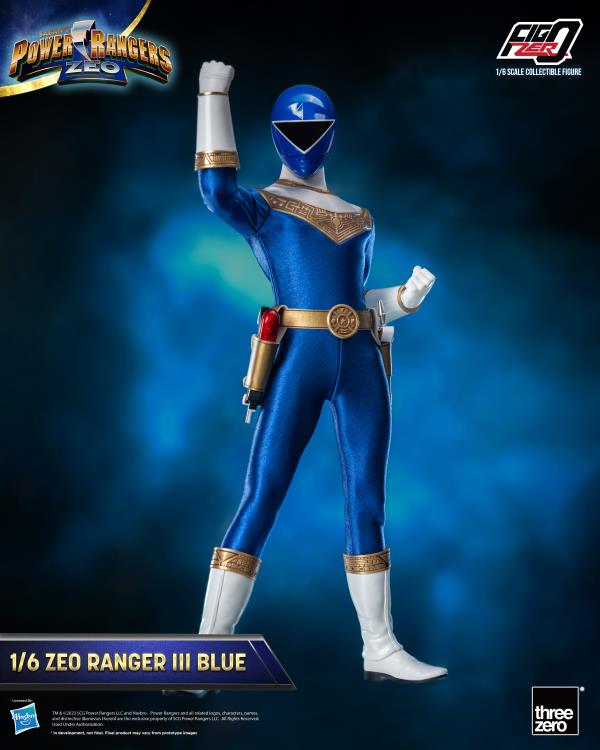 PRESALE | Power Rangers - Zeo Ranger III Blue - FigZero - 1/6 Scale Action Figure (ThreeZero)