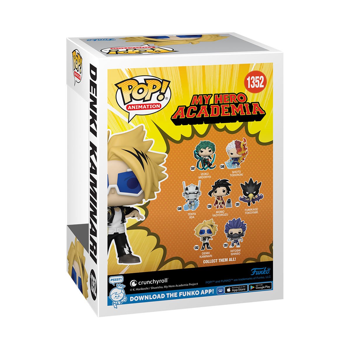 PRESALE | Funko POP! Animation: My Hero Academia - Denki Kaminari #1352 Vinyl Figures