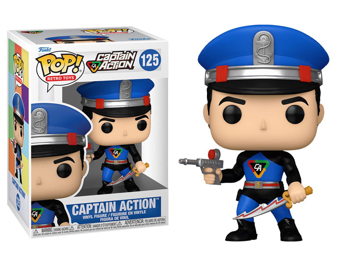 PRESALE | Funko POP! Heroes: Captain Action - Captain Action #125 Vinyl Figures