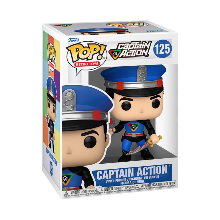 PRESALE | Funko POP! Heroes: Captain Action - Captain Action #125 Vinyl Figures