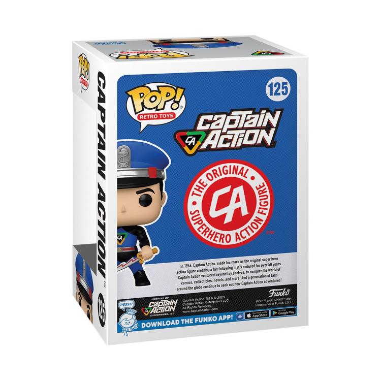 PRESALE | Funko POP! Heroes: Captain Action - Captain Action #125 Vinyl Figures