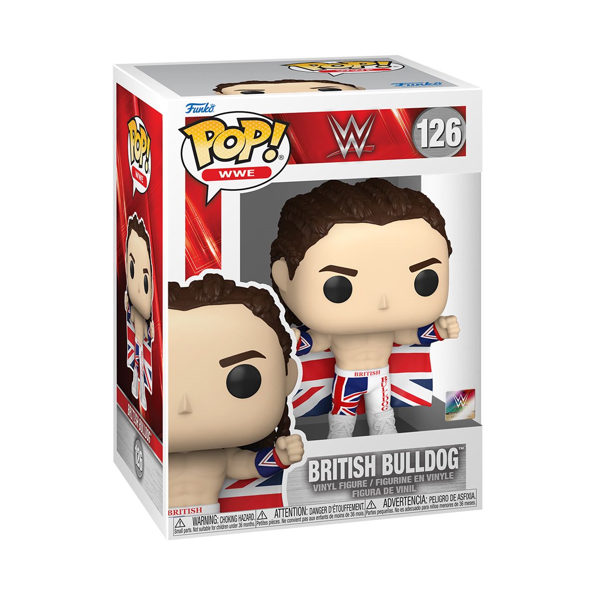 PRESALE | Funko POP! WWE: British Bulldog #126 Vinyl Figures