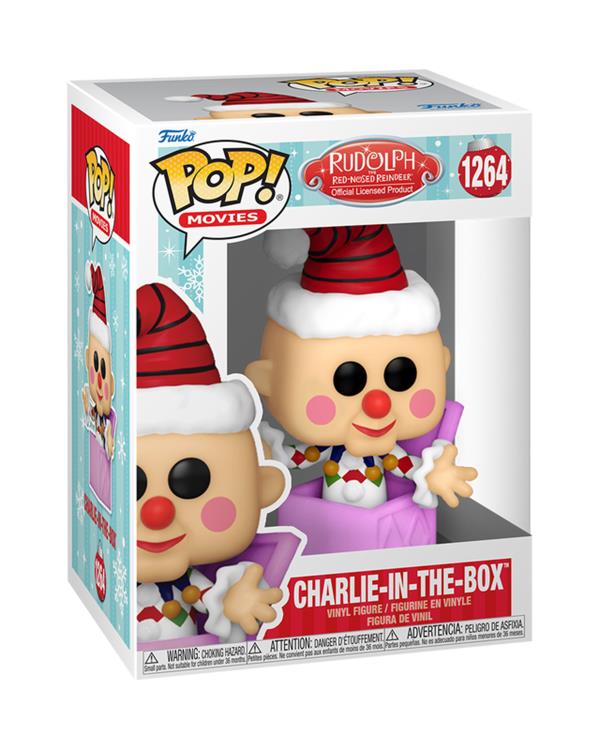 PRESALE | Funko POP! Movies: Rudolph the Red-Nosed Reindeer - Charlie in the Box #1264 Vinyl Figures