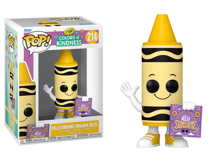 PRESALE | Funko POP! Ad Icons: Crayola: Colors of Kindness - Hello Sunshine (Crayellow) #214 Vinyl Figures