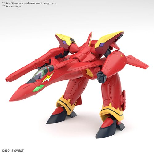 PRESALE |  Macross 7 - VF-19 Custom Excalibur "Fire Valkyrie" - HG - 1/100 Scale Model Kit - With Sound Booster (Bandai Spirits)