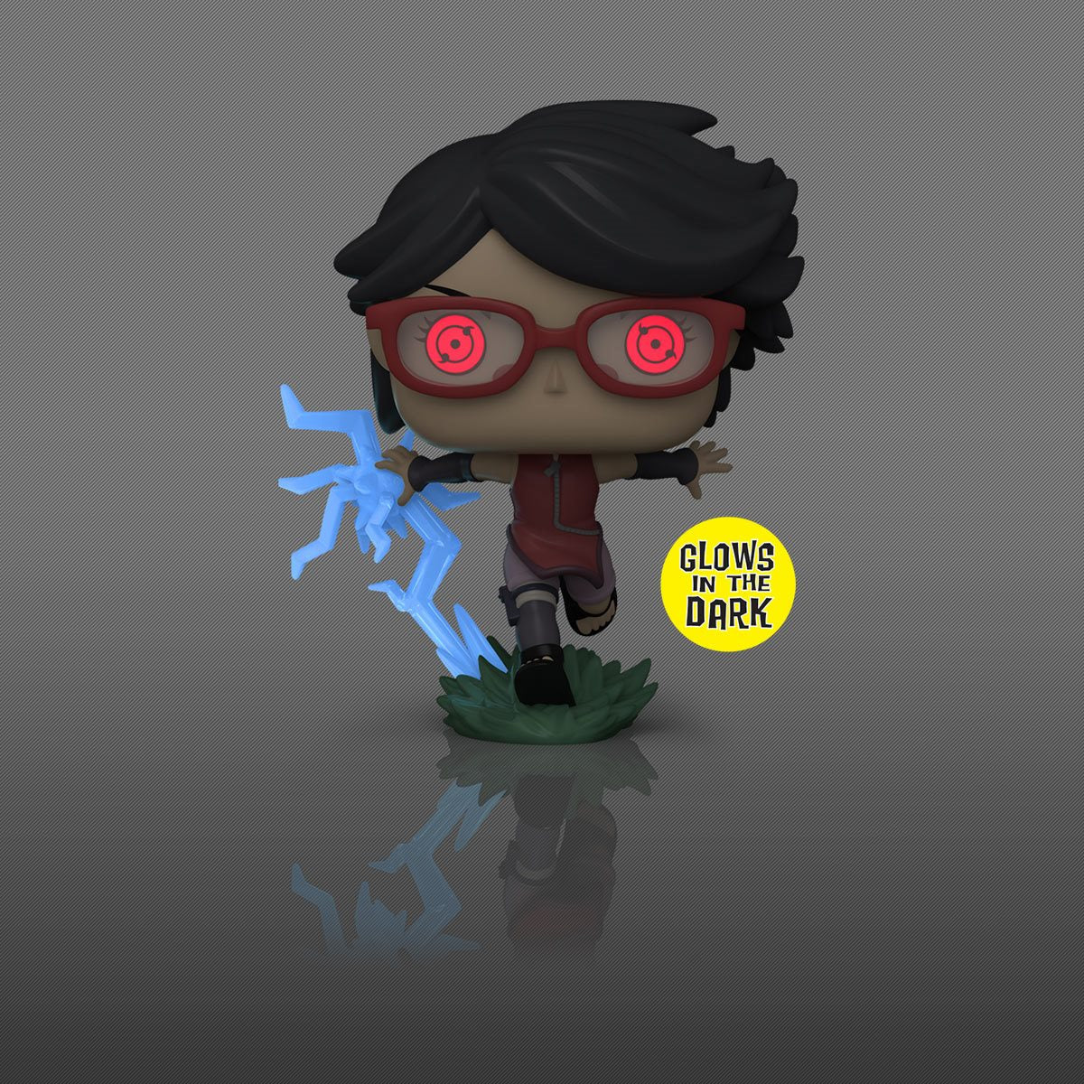 PRESALE | Funko POP! Animation: Boruto: Naruto Next Generations - Sarada with Sharingan - Glow-in-the-Dark  #1358-  - Entertainment Earth Exclusive Vinyl Figures