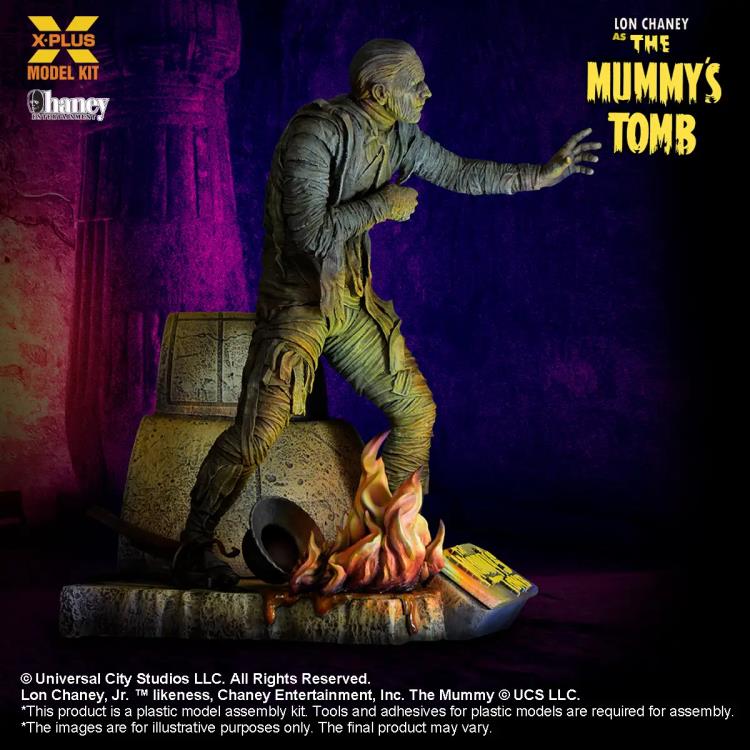 The Mummy's Tomb: Lon Chaney as The Mummy 1:8 Scale Model Kit [X-Plus]