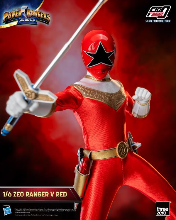 PRESALE | Power Rangers - Zeo Ranger V Red - FigZero - 1/6 Scale Action Figure (ThreeZero)