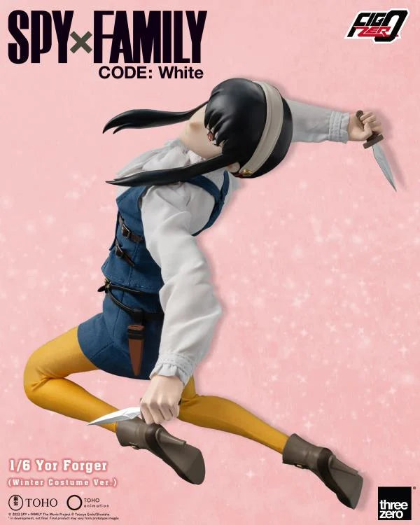 PRESALE |  Spy x Family Code: White Yor Forger Winter Costume Version 1:6 Scale FigZero Action Figure (ThreeZero)