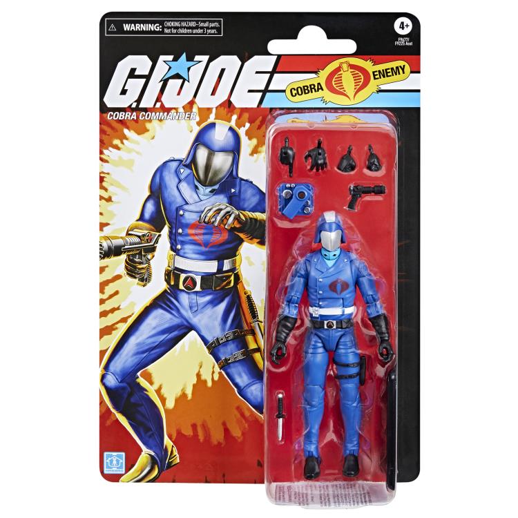 PRESALE | G.I. Joe Classified Series Retro Cardback Cobra Commander 6-Inch Action Figure (Hasbro)