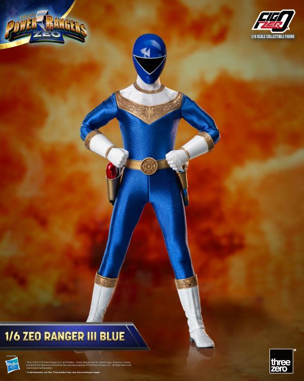 PRESALE | Power Rangers - Zeo Ranger III Blue - FigZero - 1/6 Scale Action Figure (ThreeZero)