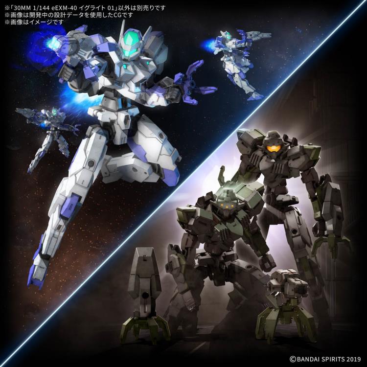 30 Minutes Missions: eEXM-40 Iglight 01 1:144 Scale Model Kit [Bandai]