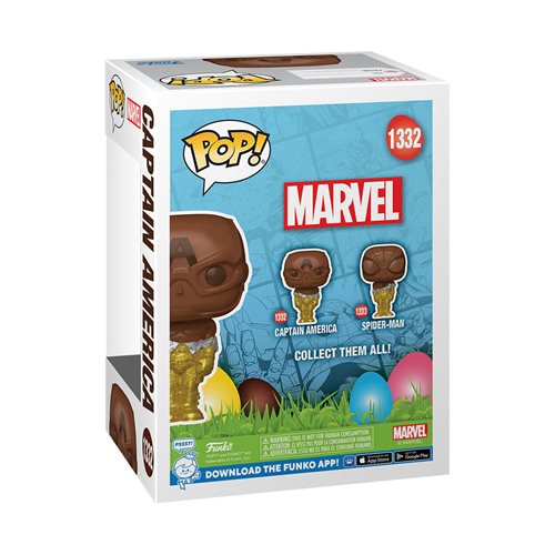 Funko POP! Captain America Easter Chocolate Deco #1332 Vinyl Figures