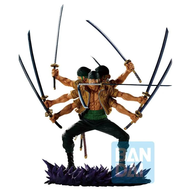 PRESALE | One Piece - Roronoa Zoro (Genealogy of Swordsman's Soul) - Ichibansho Statue (Bandai Spirits)