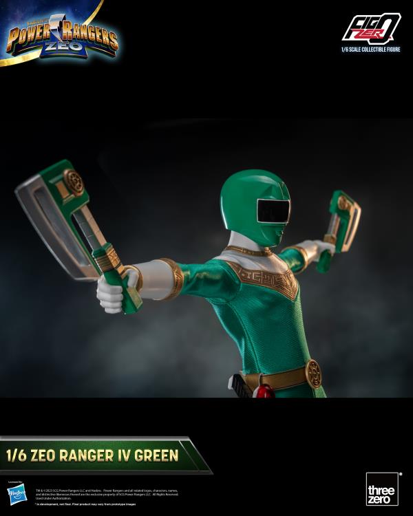 PRESALE | Power Rangers - Zeo Ranger IV Green - FigZero - 1/6 Scale Action Figure (ThreeZero)