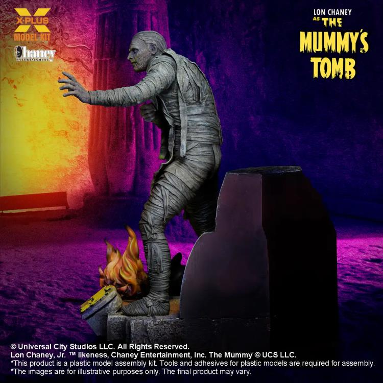 The Mummy's Tomb: Lon Chaney as The Mummy 1:8 Scale Model Kit [X-Plus]